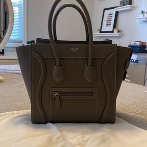 Celine Micro Luggage - Color Taupe